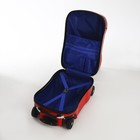 Чемодан малый 20" на молнии, 4 колеса, цвет красный - фото 23235490