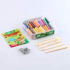Набор полимерной глины, 24 цвета по 20 г, фурнитура - Фото 3