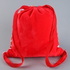 Рюкзак - мешок детский новогодний «Посылка от Деда Мороза», 35×30 см - Фото 3