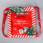 Рюкзак - мешок детский новогодний «Посылка от Деда Мороза», 35×30 см - Фото 4