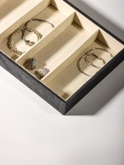 Подставка для украшений QF 6 ячеек, флок, 38×18,5×3,5, цвет серо-бежевый 9746977