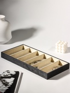 Подставка для украшений QF 6 ячеек, флок, 38×18,5×3,5, цвет серо-бежевый 9746977