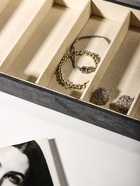 Подставка для украшений QF 6 ячеек, флок, 38×18,5×3,5, цвет серо-бежевый 9746977