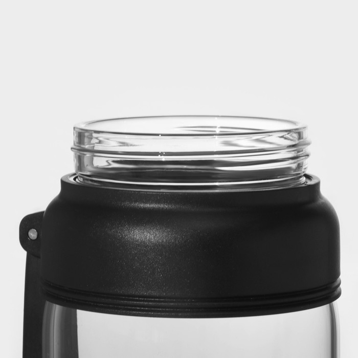 Бутылка для воды стеклянная «Спорт», 1 л, 10×21 см
