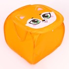 Корзина для хранения игрушек «Лисёнок» с крышкой, 45 х 45 х 43 см, оранжевая - Фото 3