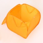 Корзина для хранения игрушек «Лисёнок» с крышкой, 45 х 45 х 43 см, оранжевая - фото 7868857