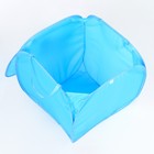 Корзина для хранения игрушек «Енотик» с крышкой, 45 х 45 х 43 см, синяя - Фото 6