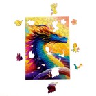 Фигурный пазл «Радужный дракон» - фото 24658503