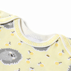 Боди Bloom Baby Ёжики с дл. рукавом, р. 62 см, желтый 9932271 - фото 14258038