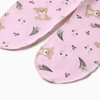Костюм (распашонка, ползунки, чепчик) Bloom Baby Мишки, р. 68 см, розовый - Фото 7