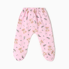 Костюм (распашонка, ползунки, чепчик) Bloom Baby Мишки, р. 68 см, розовый - Фото 8