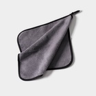 Салфетка для уборки Raccoon «Суперплотная мульти», 30×30 см, микрофибра, серая - Фото 2