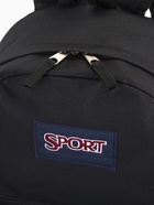 Рюкзак школьный на молнии, с карманом, однотонный, размер 30×14×41 см, чёрный - Фото 9