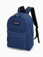 Рюкзак школьный на молнии, с карманом, однотонный, размер 30×14×41 см, синий - Фото 6