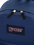 Рюкзак школьный на молнии, с карманом, однотонный, размер 30×14×41 см, синий - Фото 4