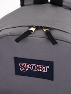 Рюкзак школьный на молнии, с карманом, однотонный, размер 30×14×41 см, серый - Фото 4