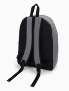 Рюкзак школьный на молнии, с карманом, однотонный, размер 30×14×41 см, серый - Фото 8