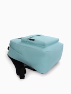 Рюкзак школьный на молнии, с карманом, однотонный, размер 30×14×41 см, светло-голубой - Фото 8