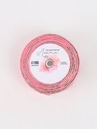 Лента атласная «С праздником весны!», 25 мм, 23±1 м, розовый - фото 121703026