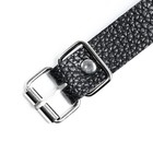 Кляп БДСМ с зажимами для сосков, кожа, металл, черный - Фото 7