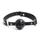 Кляп БДСМ, классический, регулируемый ремень, 620×45 мм, черный - Фото 2