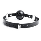 Кляп БДСМ, классический, регулируемый ремень, 620×45 мм, черный - Фото 5