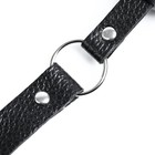Кляп БДСМ, классический, регулируемый ремень, 620×45 мм, черный - Фото 5