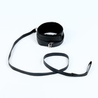 Эротический БДСМ набор, 8 предметов, металл, кожа, черный - Фото 7