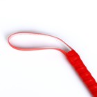 Плетка БДСМ, кистевая, красная, экокожа, 55 см - Фото 4