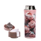 Термокружка, 350 мл «Цветы», сохраняет тепло до 8 ч. - Фото 3