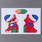 Вышивка крестиком на Новый год. Набор для создания игрушки «Котёнок с подарком» - Фото 4