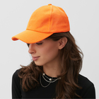 Кепка женская MINAKU, цвет оранжевый, размер 56-58 - фото 24269947