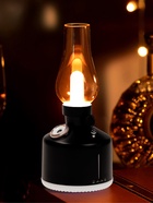 Увлажнитель воздуха «Керосинка» HM-19 ультразвуковой, 0.28 л, 1.5 Вт, 1200 мА/ч, USB, подсветка, эффект тумана, чёрный - Фото 3