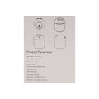 Увлажнитель HM-20 ультразвуковой, 0.22 л, 1.5 Вт, USB в компл., розовый - Фото 13