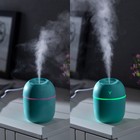 Увлажнитель HM-20 ультразвуковой, 0.22 л, 1.5 Вт, USB в компл., зелёный - фото 51500273