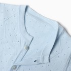 Комбинезон вязаный, цвет голубой рост 74 см 10092988