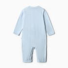Комбинезон вязаный, цвет голубой рост 74 см 10092988