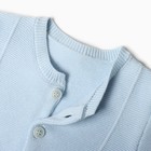 Костюм вязаный (джемпер, брюки), цвет голубой, рост 68 - Фото 2