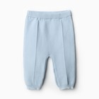 Костюм вязаный (джемпер, брюки), цвет голубой, рост 68 - Фото 5