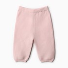 Костюм вязаный (джемпер, брюки), цвет розовый, рост 68 - фото 23521334