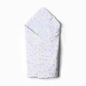 Конверт-одеяло А.2158, цвет белый, р-р. 90х90