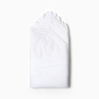 Конверт-одеяло с меховой вставкой, цвет белый, размер 100х100 см - Фото 3