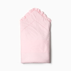 Конверт-одеяло с меховой вставкой, цвет розовый, размер 100х100 см - Фото 3