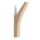 Крючок-вешалка деревянный №2, Бук, 1шт - фото 11562186