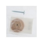 Ручка кнопка, 35 мм,  деревянная Y2, 1шт, Бук, 1шт - фото 23223550