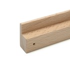 Ручка скоба (119/96 мм)  деревянная, Бук, 1 шт - Фото 4