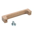 Ручка скоба 143 мм мебельная деревянная Y8, Бук, 1шт - фото 23223603