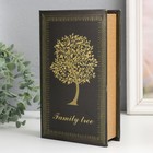 Сейф-книга дерево кожзам "Семейное дерево" 21х13х5 см - Фото 2
