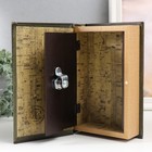 Сейф-книга дерево кожзам "Семейное дерево" 21х13х5 см - фото 23258767