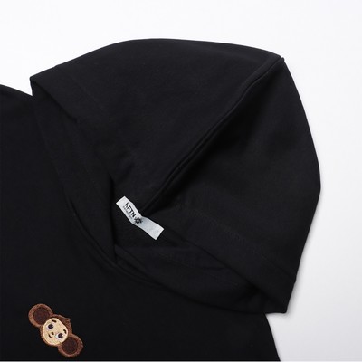 Толстовка KAFTAN «Чебурашка», размер 40-42, чёрная